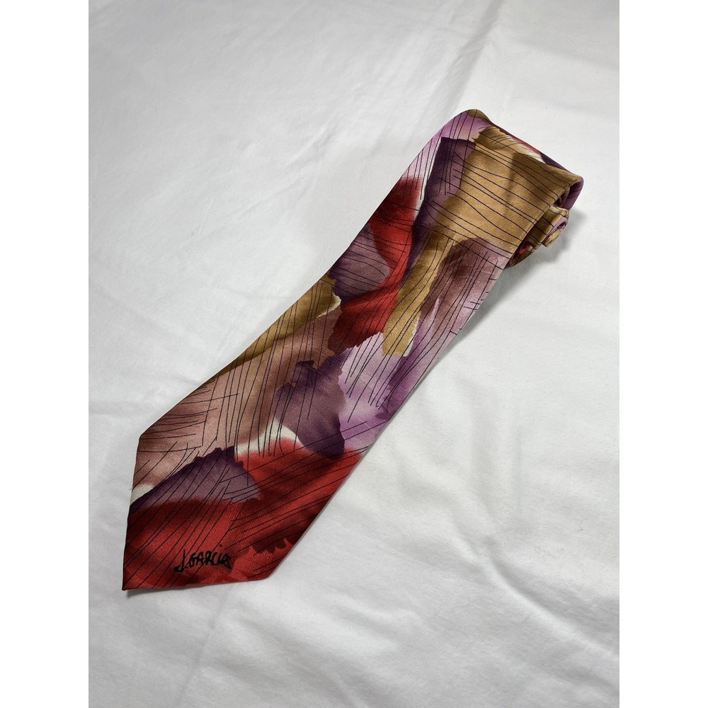 J Garcia Silk Tie Scales‎ Watercolor Collection Artist Proof No. 4